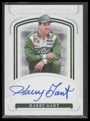 2025 Panini National Treasures Racing Harry Grant #S-HGT Sigs Holo Silver #/25 - Racing Card Single