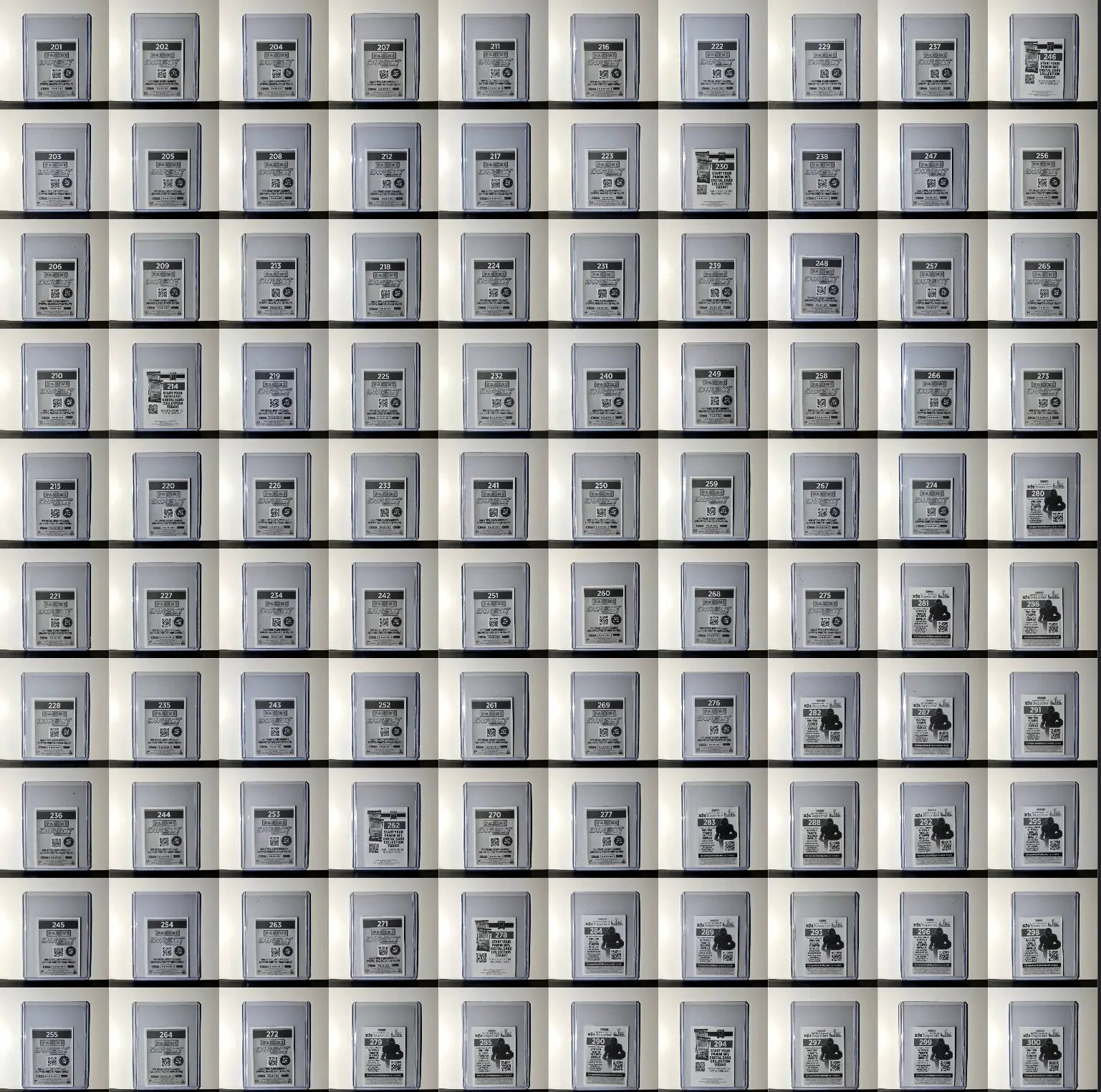 2025 Panini NFL Sticker Collection Complete 564 Football Sticker Set - Toploaded - Football Sticker Collection