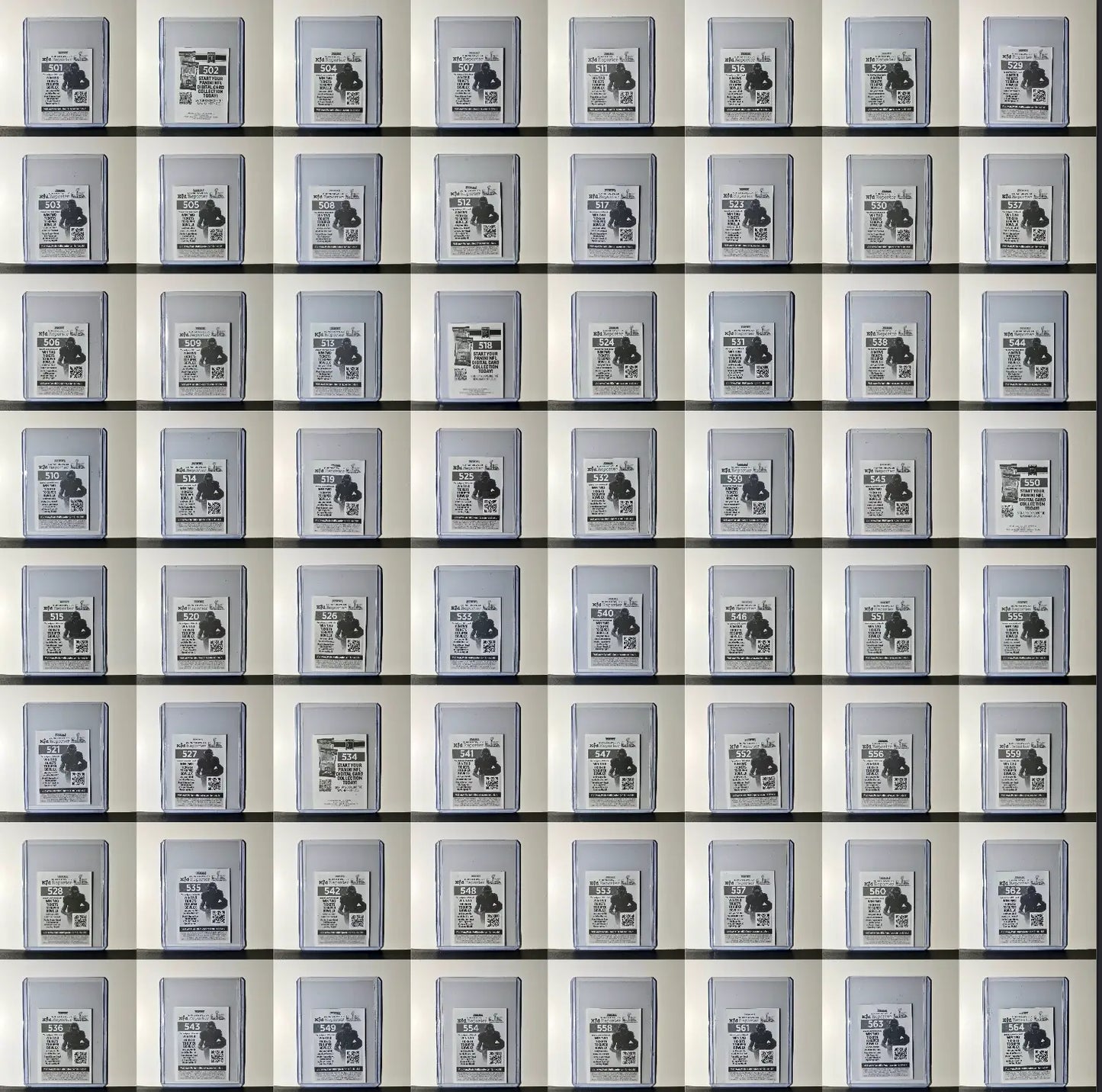 2025 Panini NFL Sticker Collection Complete 564 Football Sticker Set - Toploaded - Football Sticker Collection