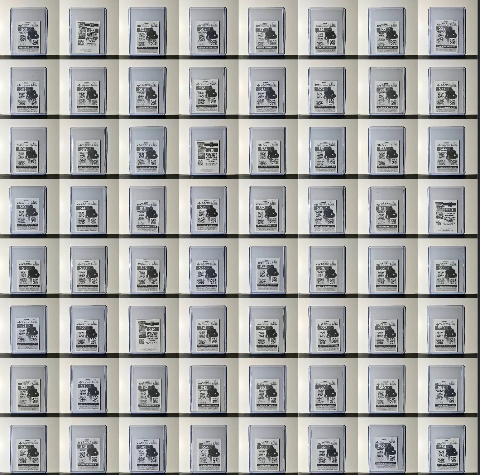 2025 Panini NFL Sticker Collection Complete 564 Football Sticker Set - Toploaded - Football Sticker Collection