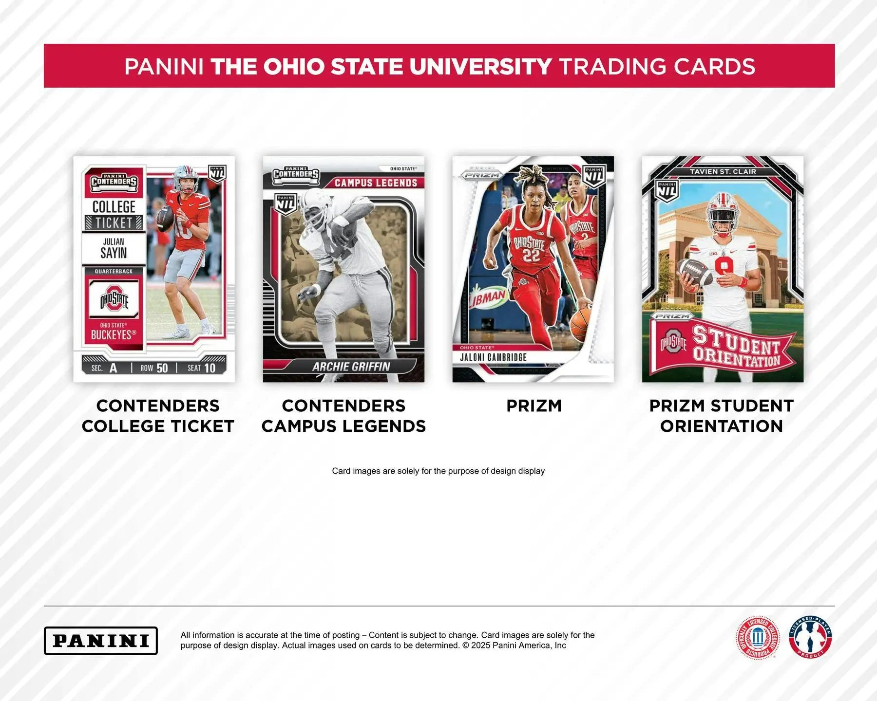 2025 Panini NIL The Ohio State University Hobby Box | Columbia Sports Cards - Sports Card Hobby Boxes