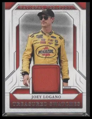 2025 Panini Ntl Treasures Joey Logano #TS-JLG Treasured Swatches #/75