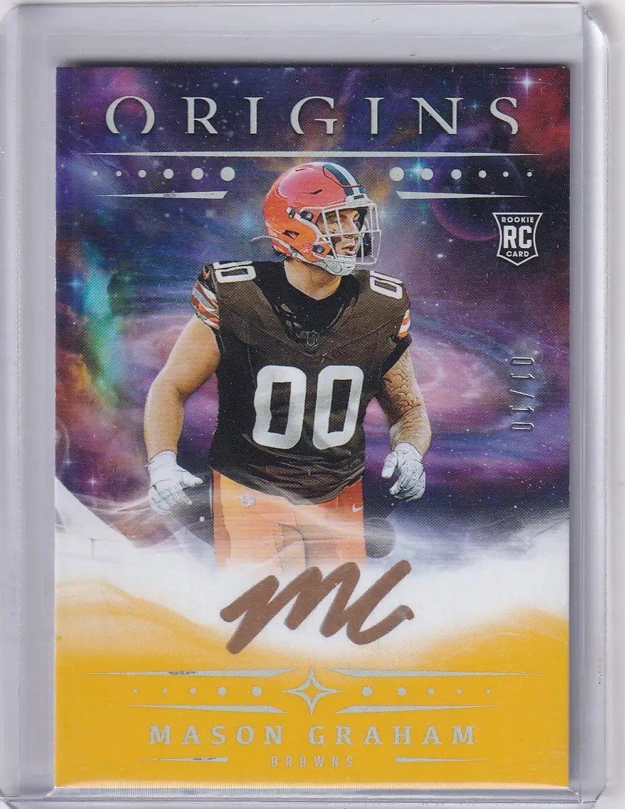 2025 Panini Origins Auto 1/10 #RA-MGR Mason Graham - Cleveland Browns - Football Card Single