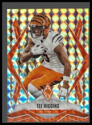 2025 Panini Phoenix #132 Tee Higgins Silver Pyramids Prizm