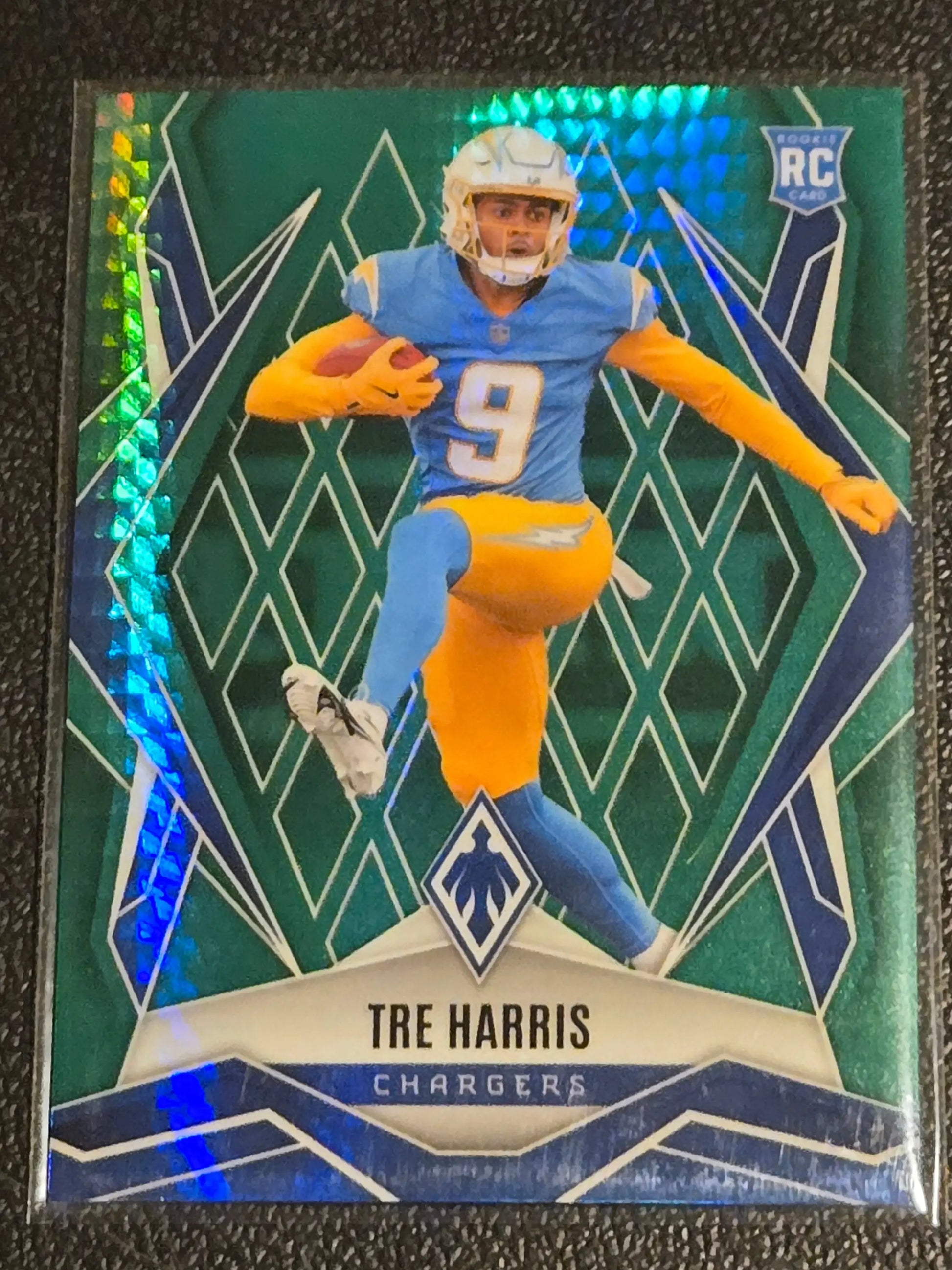 2025 Panini Phoenix #160 Tre Harris Green Hyper Prizm #/149