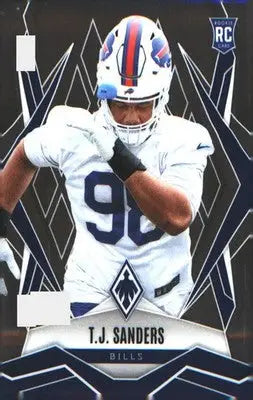 2025 Panini Phoenix #181 T.J. Sanders Rookie RC - Football Card Single