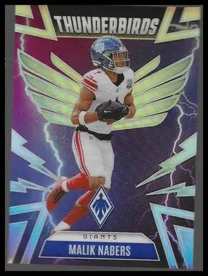 2025 Panini Phoenix #39 Malik Nabers Thunderbirds