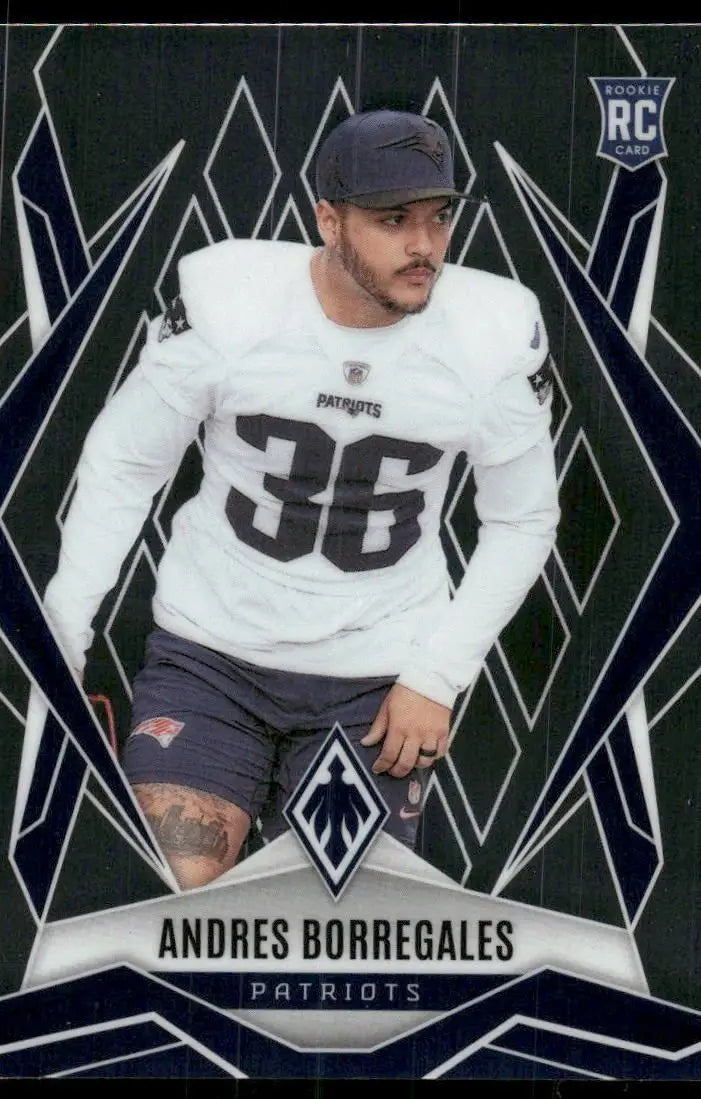 2025 Panini Phoenix Andres Borregales #214 RC Football - Football Card Single