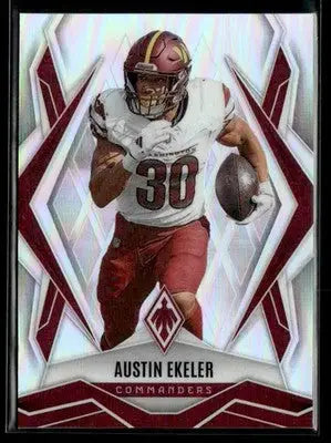 2025 Panini Phoenix Austin Ekeler #103 Silver Prizm Washington Commanders - Football Card Single