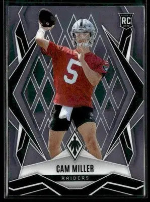 2025 Panini Phoenix Cam Miller #215 Las Vegas Raiders - Football Card Single