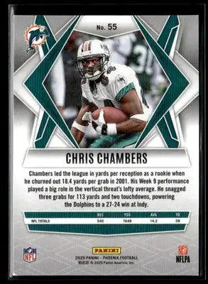 2025 Panini Phoenix Chris Chambers #55 Miami Dolphins