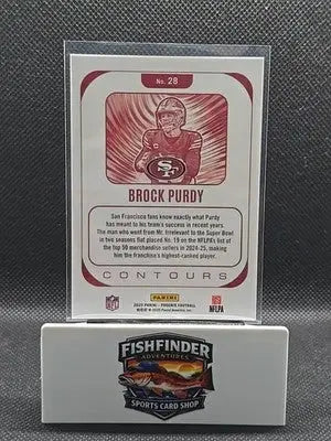 2025 Panini Phoenix - Contours Brock Purdy #28 - Football Card Single