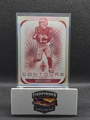 2025 Panini Phoenix - Contours Brock Purdy #28 - Football Card Single