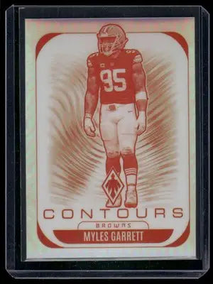 2025 Panini Phoenix Contours Myles Garrett #8 Football - Football Card Single