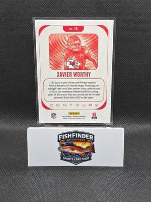 2025 Panini Phoenix - Contours Xavier Worthy #16 - Football Card Single
