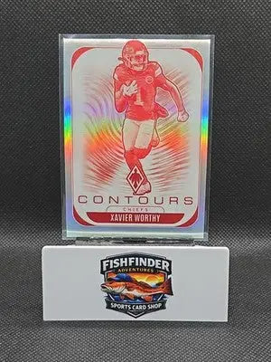 2025 Panini Phoenix - Contours Xavier Worthy #16 - Football Card Single