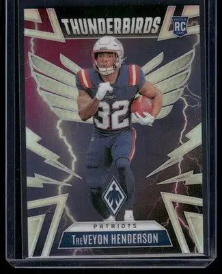 2025 Panini Phoenix Football Thunderbirds TreVeyon Henderson #36 Football - Football Card Single