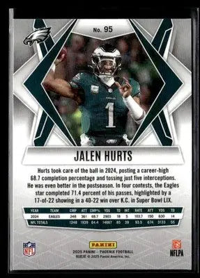 2025 Panini Phoenix Jalen Hurts #95 Philadelphia Eagles - Football Card Single