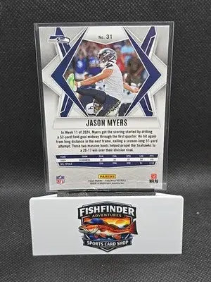 2025 Panini Phoenix - Jason Myers #31 Pink Hyper /299 - Football Card Single