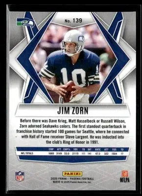 2025 Panini Phoenix Jim Zorn #139 Seattle Seahawks - Football Card Single