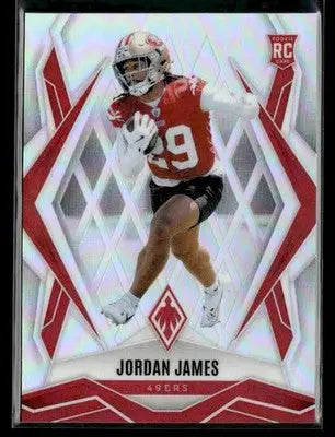 2025 Panini Phoenix Jordan James #220 Silver Prizm San Francisco 49ers - Football Card Single