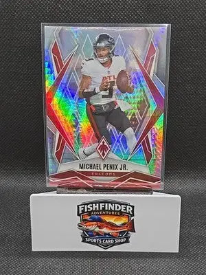 2025 Panini Phoenix - Michael Penix Jr. #7 Silver Hyper - Football Card Single