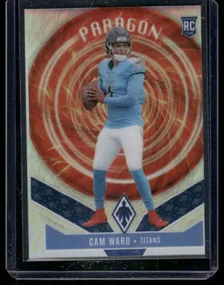 2025 Panini Phoenix Paragon Cam Ward #2 RC Football - Football Card Single