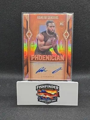 2025 Panini Phoenix - Phoenician Penmanship Raheim Sanders #PHP-RSS (AU RC) - Football Card Single