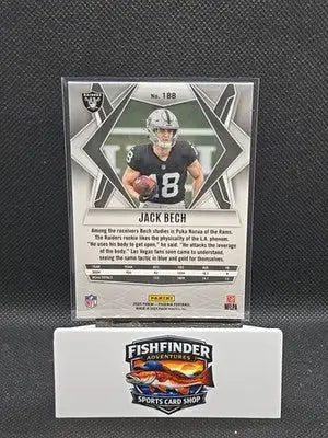 2025 Panini Phoenix - Rookies Jack Bech #188 Silver Pandora (RC) - Football Card Single