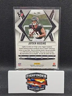 2025 Panini Phoenix - Rookies Jayden Higgins #180 Silver Pandora (RC) - Football Card Single