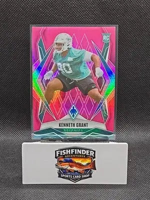 2025 Panini Phoenix - Rookies Kenneth Grant #223 Pink Hyper /299 (RC) - Football Card Single