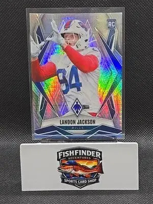 2025 Panini Phoenix - Rookies Landon Jackson #210 Silver Hyper (RC) - Football Card Single