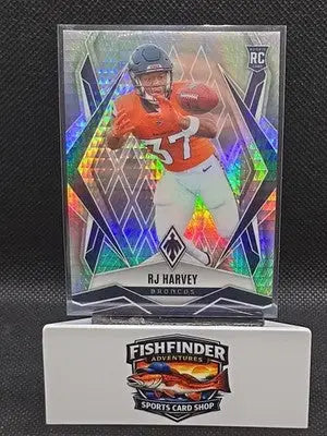 2025 Panini Phoenix - Rookies RJ Harvey #176 Silver Hyper (RC) - Football Card Single