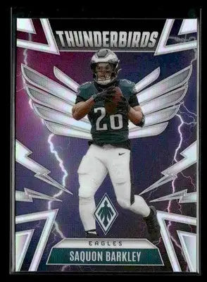 2025 Panini Phoenix Saquon Barkley #42 Thunderbirds Philadelphia Eagles - Football Card Single