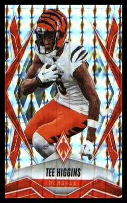 2025 Panini Phoenix Silver Pyramids Prizm #132 Tee Higgins