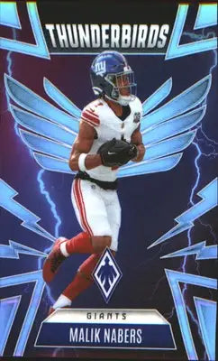 2025 Panini Phoenix Thunderbirds #39 Malik Nabers - Football Card Single