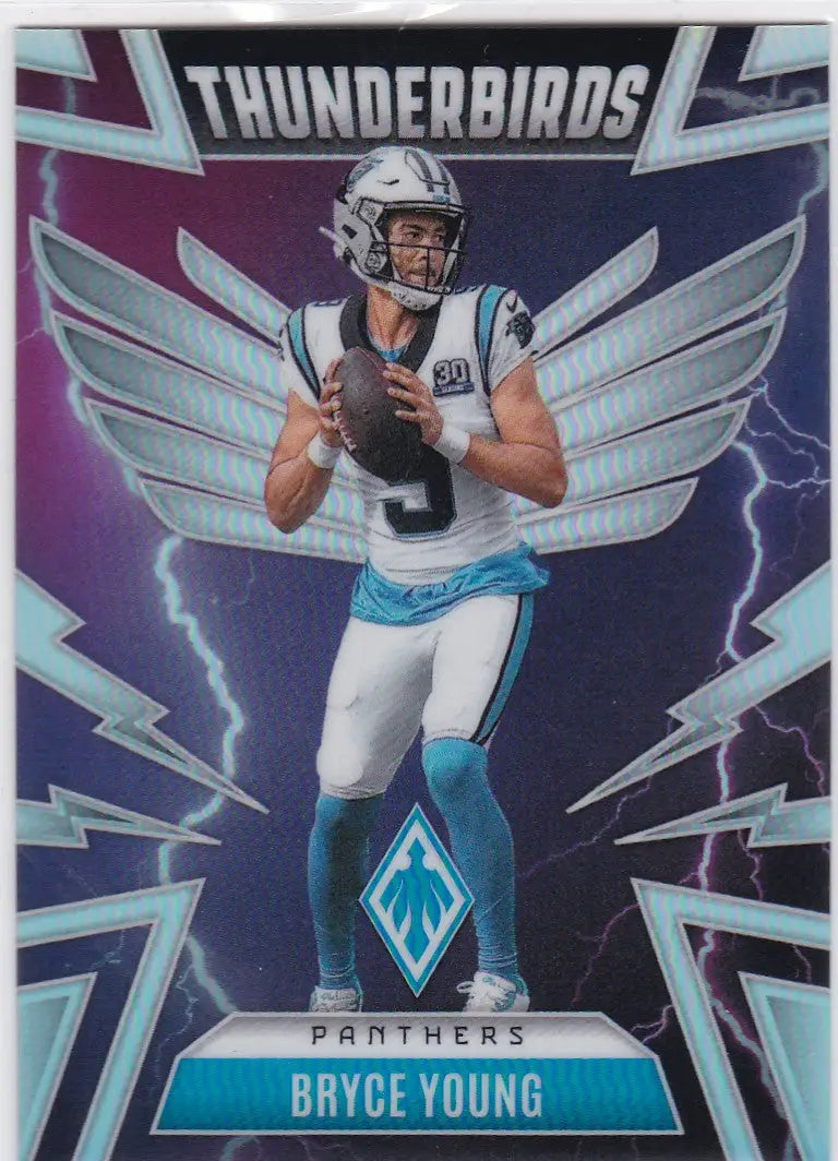 2025 Panini Phoenix Thunderbirds #6 Bryce Young Carolina Panthers - Football Card Single