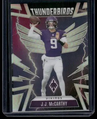 2025 Panini Phoenix Thunderbirds J.J. McCarthy #33 Football - Football Card Single