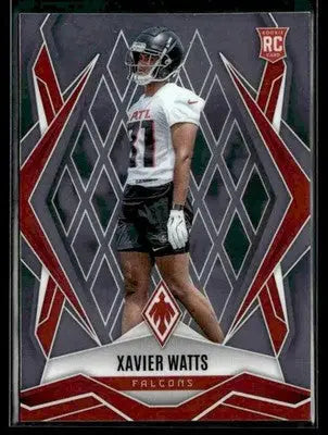 2025 Panini Phoenix Xavier Watts #238 Atlanta Falcons - Football Card Single