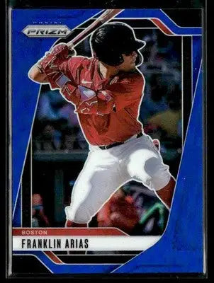 2025 Panini Prizm #10 Franklin Arias Blue Prizm #/199 - Baseball Card Single