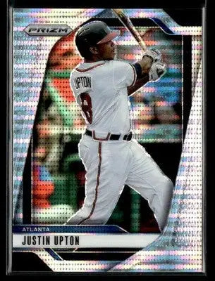 2025 Panini Prizm #115 Justin Upton Pulsar Prizm #/499 - Baseball Card Single