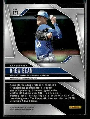2025 Panini Prizm #121 Drew Beam - Baseball Card Single