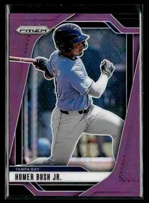 2025 Panini Prizm #127 Homer Bush Jr. Purple Prizm #/149 - Baseball Card Single