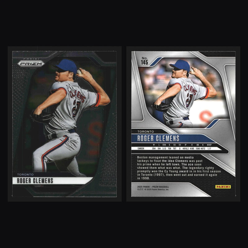 2025 Panini Prizm #145 Roger Clemens Toronto Blue Jays