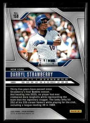 2025 Panini Prizm #159 Darryl Strawberry - Baseball Card Single