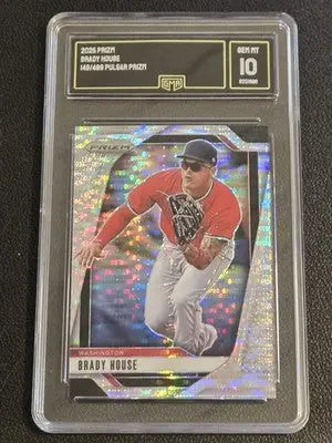 2025 Panini Prizm #170 Brady House Pulsar Prizm GMA 10 #/499 - Baseball Card Single