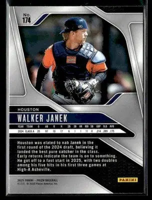 2025 Panini Prizm #174 Walker Janek - Baseball Card Single