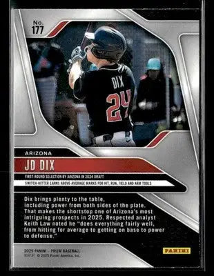 2025 Panini Prizm #177 JD Dix - Baseball Card Single