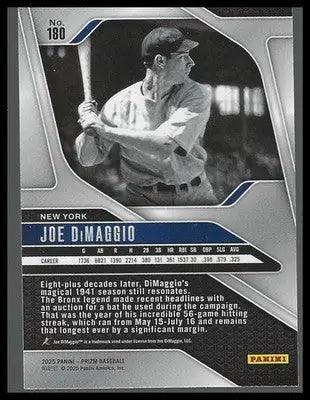 2025 Panini Prizm #180 Joe DiMaggio