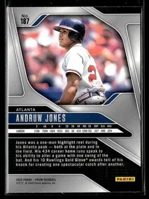 2025 Panini Prizm #187 Andruw Jones - Baseball Card Single